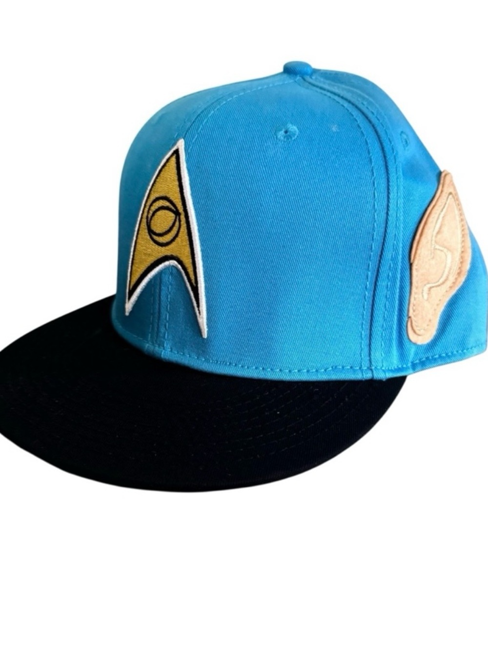RARE Star Trek Voyager Spock Snap Back Hat Blue and Black Cap Licensed 2013